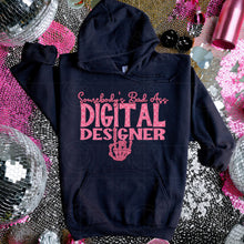 Load image into Gallery viewer, Somebody’s Bad Ass Faux Embroidery Titles DROPDOWN TRANSFER HMWK DEC
