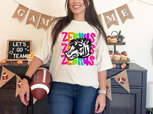 Load image into Gallery viewer, Bright Stacked Mascots Star Eyes DROPDOWN TRANSFER TSC 24
