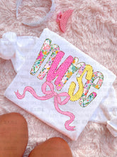 Load image into Gallery viewer, Floral Polka Gold Glitter Titles DROPDOWN TRANSFER CARTER APR 26
