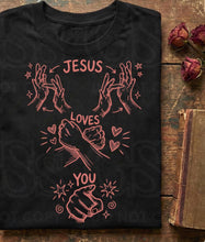 Load image into Gallery viewer, Jesus Loves You Collage COLOR DROPDOWN TRANSFER ET FEB 26
