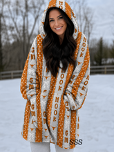 Load image into Gallery viewer, Sassy On The Go Custom Fleece Blanket Hoodie
