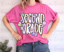 Load image into Gallery viewer, Preppy Purple Alpha B2S Grades DROPDOWN TRANSFER
