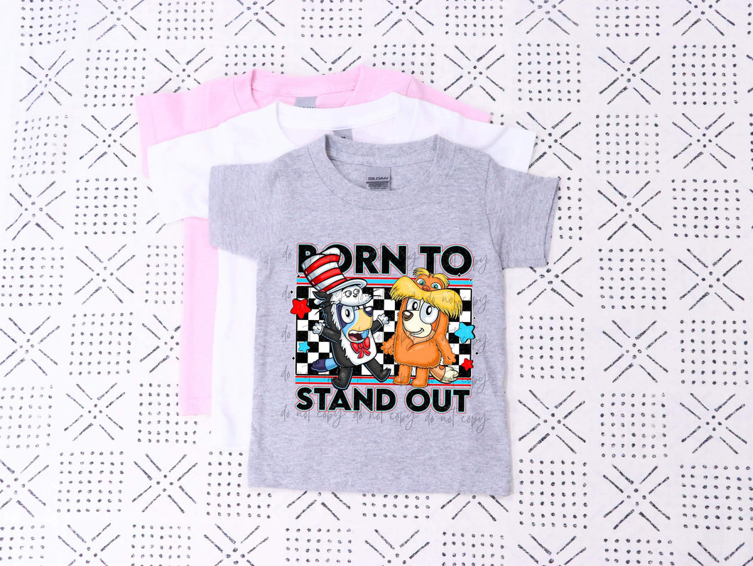 Born To Stand Out Checkered TRANSFER