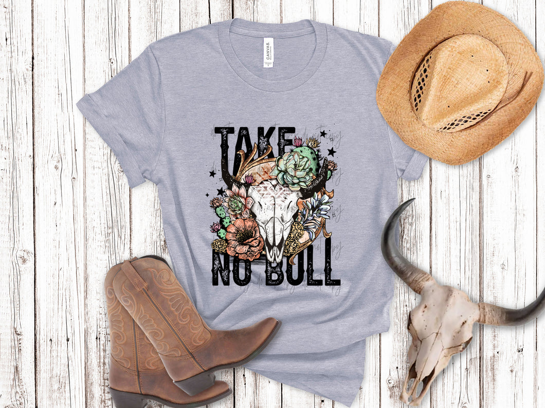 Take No Bull Succulents And Floral TRANSFER