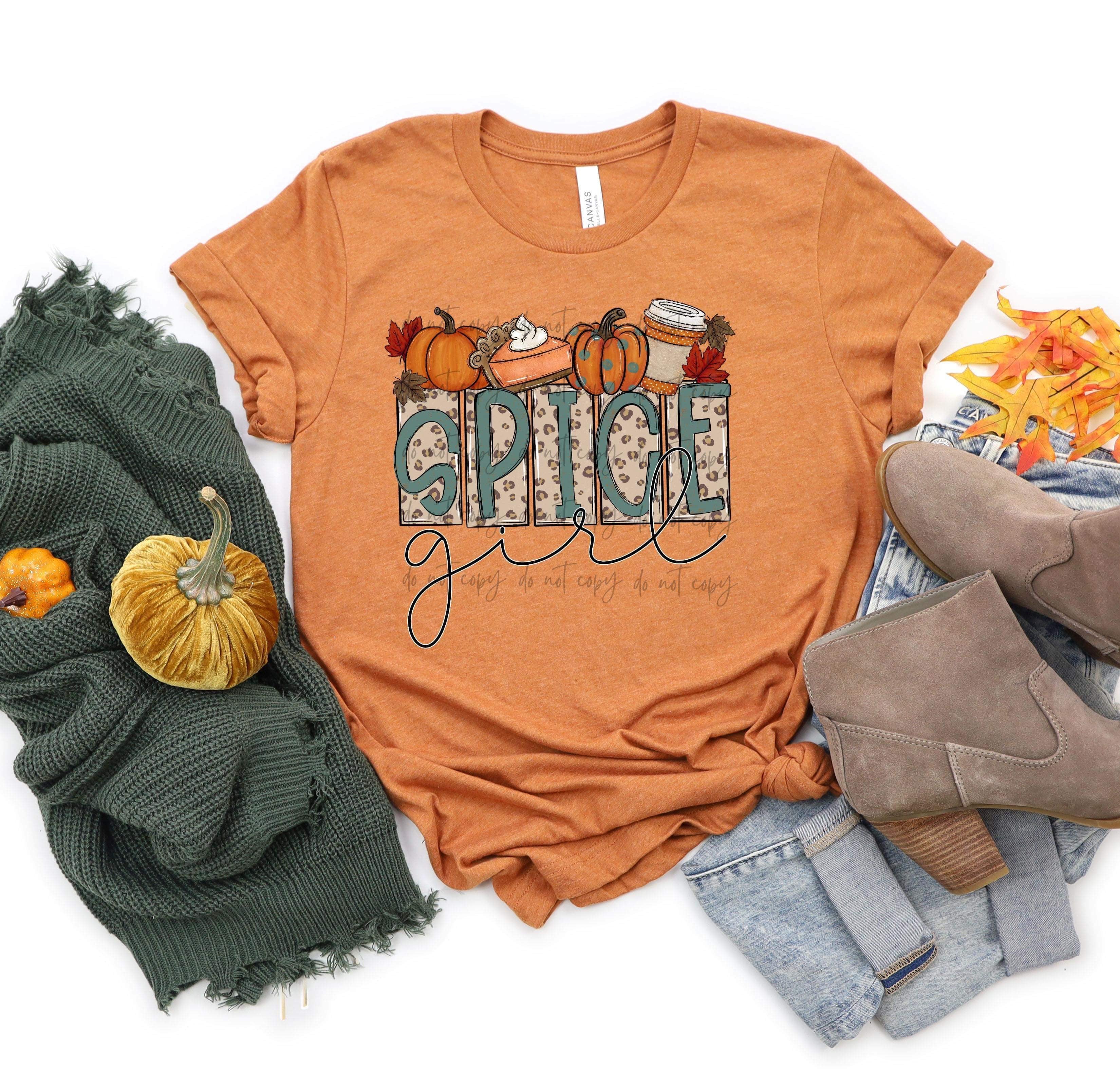 Pumpkin Spice Girl TRANSFER – Sassy Sublimation & Screen Prints