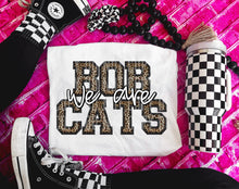 Load image into Gallery viewer, We Are Faux Embroidery Leopard Mascot DROPDOWN TRANSFER CAP
