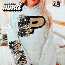 Load image into Gallery viewer, Floral Skulls And Letters Sports Team With Sleeve TRANSFER MMD
