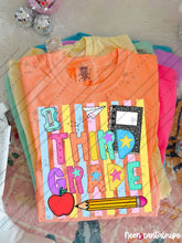 Load image into Gallery viewer, Pastel Stripes Pencil Apple School Grades &amp; Occupations DROPDOWN TRANSFER CARTER JUNE 26
