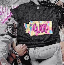 Load image into Gallery viewer, Preppy Bright Brushstroke States (all 50 states available) TRANSFER CAP APR
