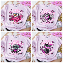 Load image into Gallery viewer, In October Mascot Wear Pink Checkered Pink  DROPDOWN TRANSFER CSD 24
