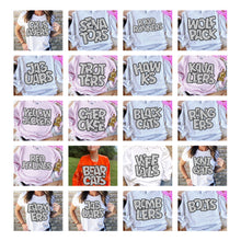 Load image into Gallery viewer, Dalmatian Dot Faux Embroidery Mascots DROPDOWN TRANSFER CSD NOV 24
