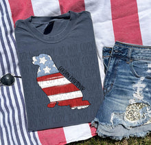 Load image into Gallery viewer, Patriotic Dog Designs Black Text SWD MAY DROPDOWN TRANSFER
