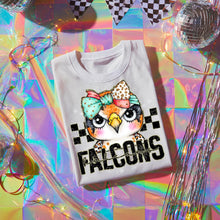 Load image into Gallery viewer, Pink Teal Gold Glitter Checker Mascots Dropdown TRANSFER CST JUNE
