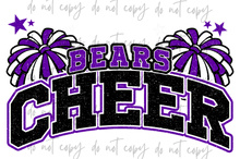 Load image into Gallery viewer, Cheer Glitter Poms Mascots TRANSFER CYBER JUNE 26
