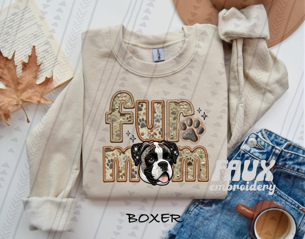 Fur Mom Boxer TRANSFER