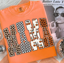 Load image into Gallery viewer, Mama Pumpkin Checker Leopard TRANSFER

