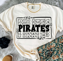 Load image into Gallery viewer, Stacked Mascots With Leopard Frame Dropdown TRANSFER BIA 25
