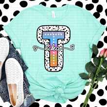 Load image into Gallery viewer, Tie Dye Dottie Names Dropdown TRANSFER ECHT FEB
