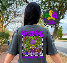 Load image into Gallery viewer, Mardi Gras Street With Crown POCKET + COLOR DROPDOWN TRANSFER AJD JAN 26
