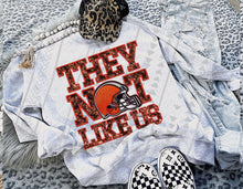 Load image into Gallery viewer, They Not Like Us Faux Embroidery Mascot DROPDOWN TRANSFER TGG 24
