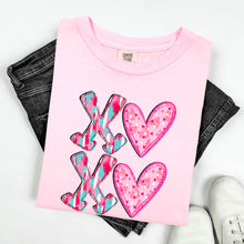 Load image into Gallery viewer, XOXO Paint Pink Polka Dots Stacked TRANSFER DEC SDD
