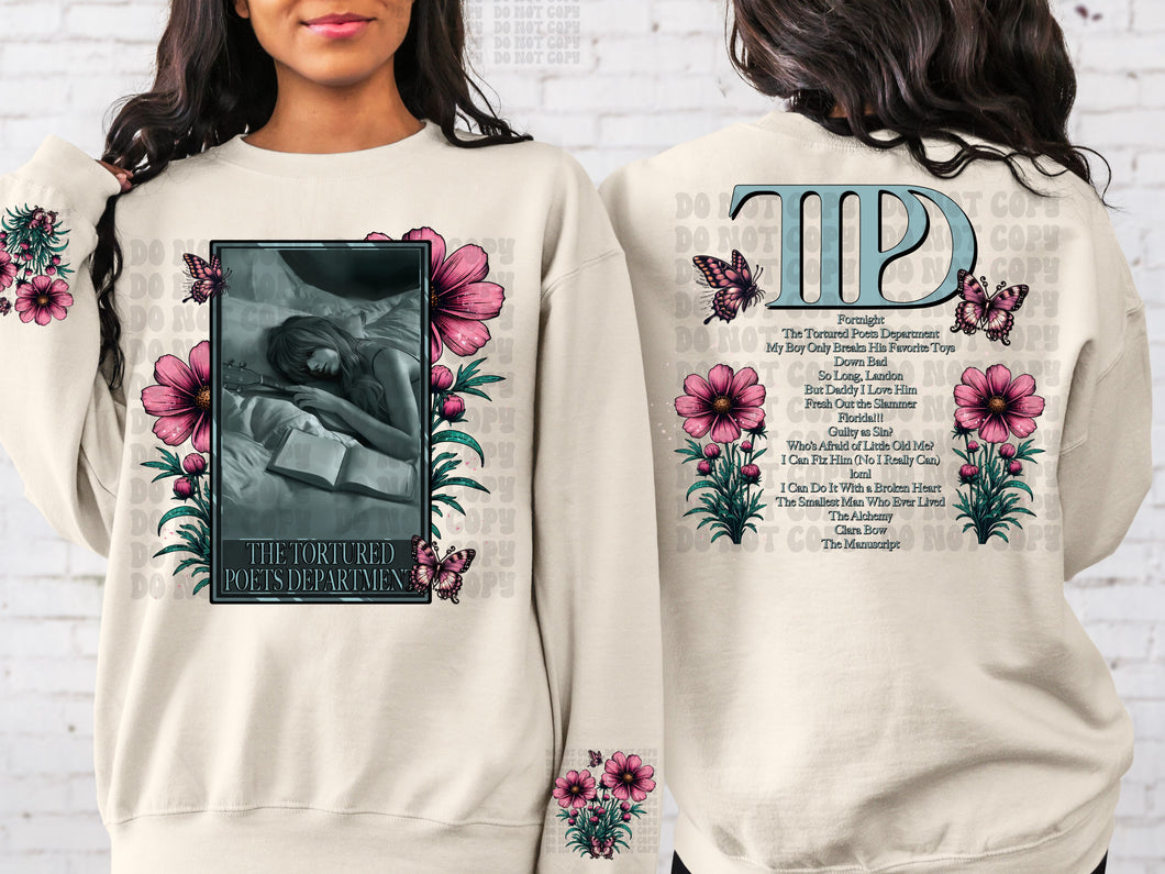Floral Tou_tured Poet TRANSFER