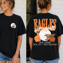 Load image into Gallery viewer, Sports School Spirit With Mascot Pocket Customized DROPDOWN DTF TRANSFER PARJO
