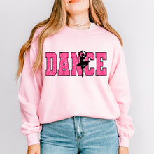 Load image into Gallery viewer, Dance Triple Stack Pink Distressed With Dancer FRONT OR BACK DROPDOWN TRANSFER SDD APR 26
