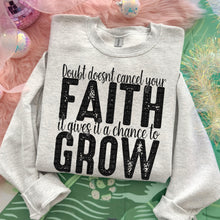 Load image into Gallery viewer, Doubt Doesn't Cancel Your Faith Distressed DROPDOWN TRANSFER SDD OCT
