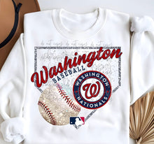 Load image into Gallery viewer, Baseball Teams Glitter Home Plate Dropdown TRANSFER PARJO

