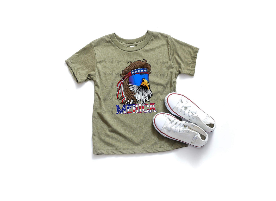 Merica Mullet Eagle TRANSFER