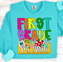 Load image into Gallery viewer, Back To School Nameplates Customized DROPDOWN DTF TRANSFER BIA
