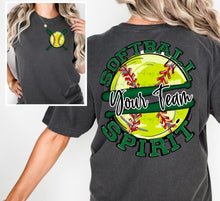 Load image into Gallery viewer, Softball Spirit With Pocket Customized DROPDOWN DTF TRANSFER BIA
