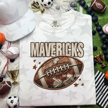 Load image into Gallery viewer, Neutral Football Faux Embroidery Mascot DROPDOWN TRANSFER HMWK 24

