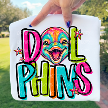 Load image into Gallery viewer, Friday Night Neon Mascots DROPDOWN TRANSFER CSD MAY 26
