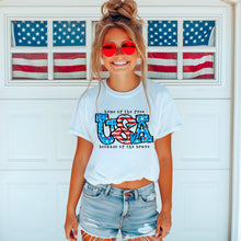 Load image into Gallery viewer, Home Of The Free USA Because Of The Brave Doodle TRANSFER

