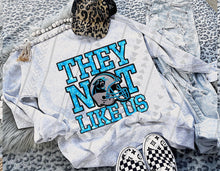 Load image into Gallery viewer, They Not Like Us Faux Embroidery Mascot DROPDOWN TRANSFER TGG 24
