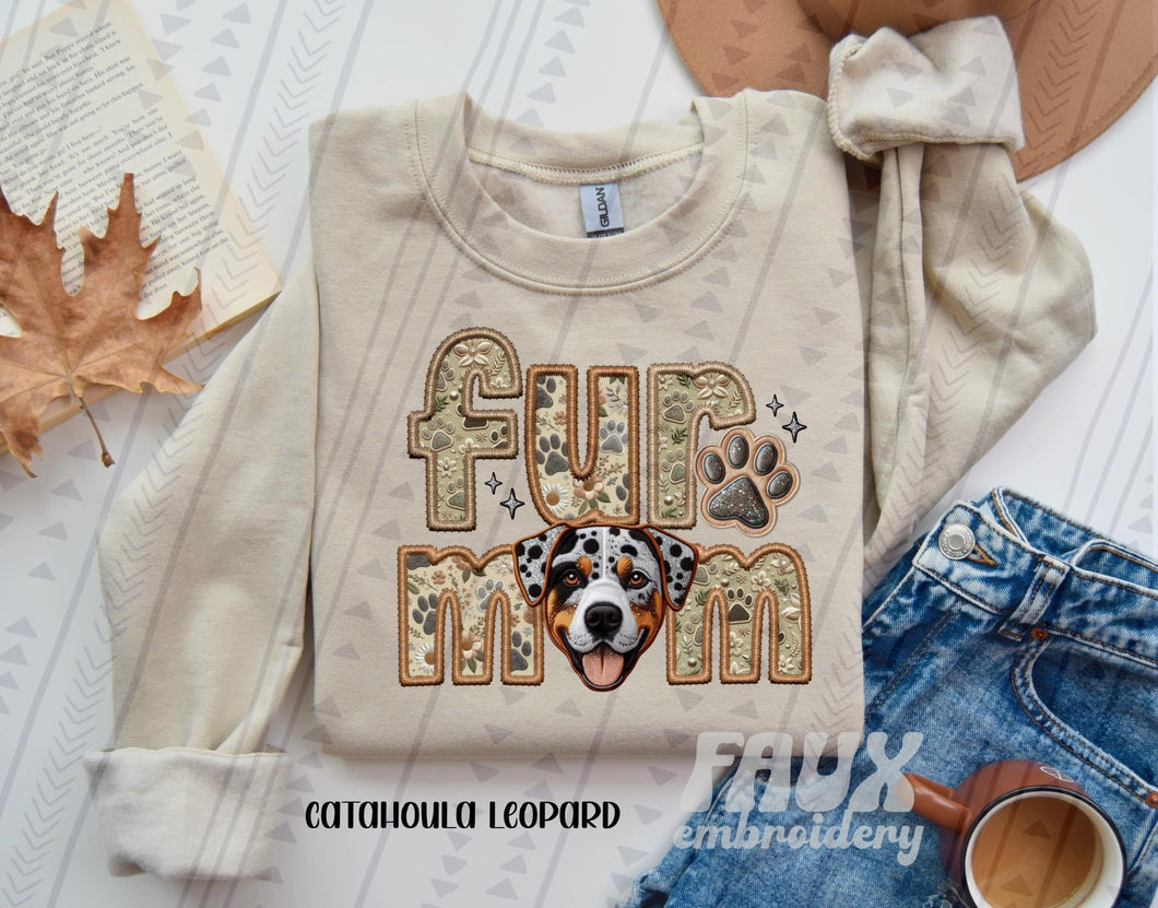 Fur Mom Catahoula Leopard  TRANSFER