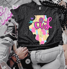 Load image into Gallery viewer, Preppy Bright Brushstroke States (all 50 states available) TRANSFER CAP APR
