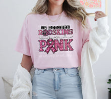 Load image into Gallery viewer, In October Mascots Wear Pink Faux Rhinestone Mascots DROPDOWN TRANSFER
