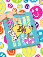 Load image into Gallery viewer, Pencil Flag Striped Mascots DROPDOWN TRANSFER CAP JUNE 26
