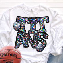 Load image into Gallery viewer, Rhinestone Basketball Mascots DROPDOWN TRANSFER CSD
