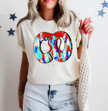 Load image into Gallery viewer, RWB Brushstroke Bow States (all 50 states available) TRANSFER CST MAY
