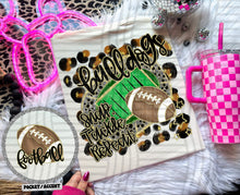 Load image into Gallery viewer, Snap Tackle Repeat Football Leopard Field Mascots Dropdown TRANSFER CAP JUNE 25
