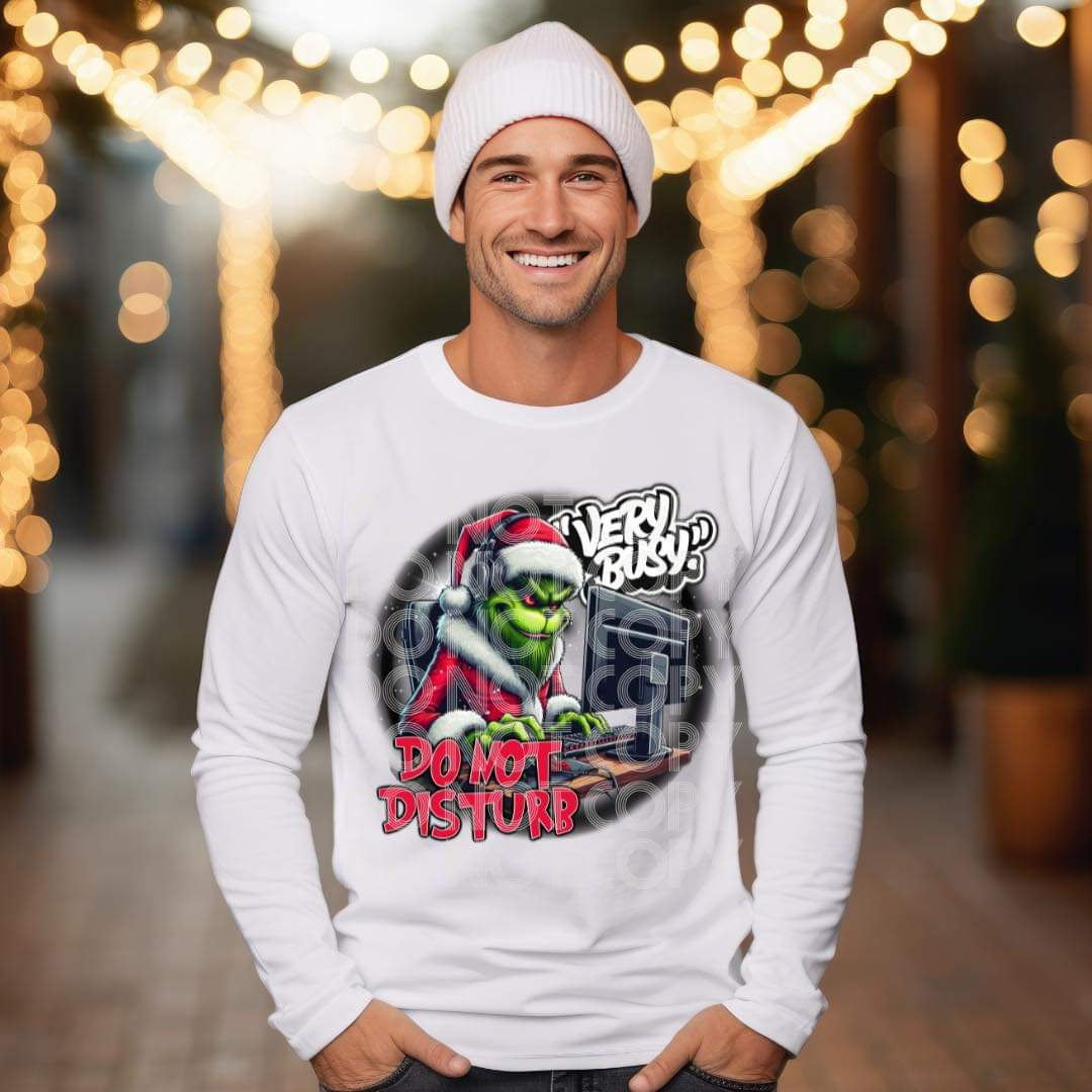 Green Guy Computer Gamer TRANSFER – Sassy Sublimation & Screen Prints