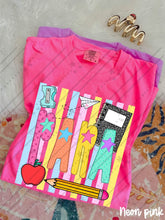 Load image into Gallery viewer, Pastel Stripes Pencil Apple School Grades &amp; Occupations DROPDOWN TRANSFER CARTER JUNE 26
