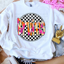 Load image into Gallery viewer, Preppy Checkered Mascot Dropdown TRANSFER SWD TEMP
