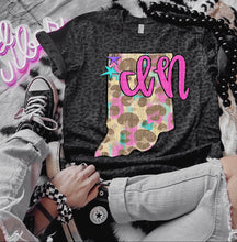 Load image into Gallery viewer, Preppy Bright Leopard States (all 50 states available) TRANSFER CAP APR
