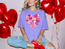 Load image into Gallery viewer, Heart Shaped Faux Paint Hearts TRANSFER ET DEC 25
