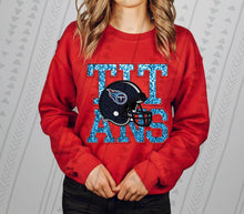 Load image into Gallery viewer, Football Team Helmet Faux Embroidery DROPDOWN TRANSFER TGG

